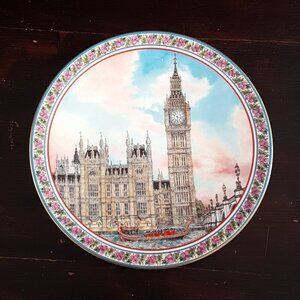 Royal Worcester Big Ben Famous Landmarks Bone China Collector Plate